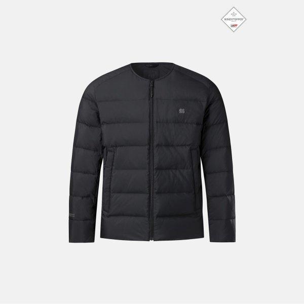 Kolon SportS Men S Lightweight Down Jacket U Neck V2jdx25611blk