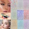 Face Jewels Tattoo Stickers Rhinestones Fake Tattoo for Women Masquerade Party Music Festival Stage Performance Face Makeup Tool