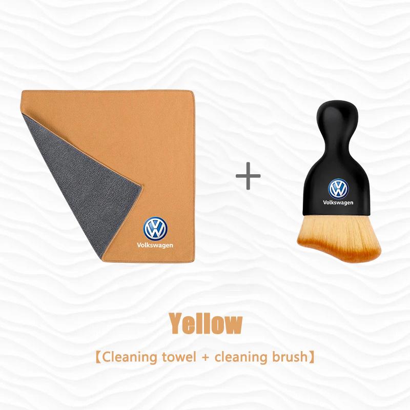 Car Wash Microfiber Towel Cleaning Soft Brush Drying Cloth For VW Volkswagen Golf CC B5 B6 GTI Jetta Scirocco Touran Polo Beetle Hp9