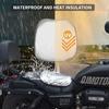 Motorcycle Seat Cushion with Sunshade Cover,Motorcycle Gel Seat Pad for Long Rides with 3D Honeycomb Shock-Absorbing Breathable