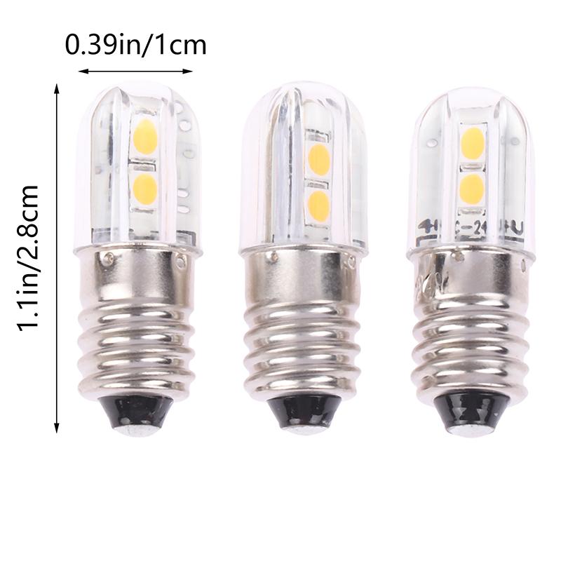 E10 Led Bulb 6V 12V 24V Upgrade Bulbs 4LED Lamp Replacement For Torch Indicator Bulb Headlight Motor Bicycle LED Bulbs