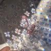 3D модные желейные флеш-наклейки с четырехлепестковыми цветами и бабочками для дизайна ногтей, высококачественные самоклеящиеся наклейки T-4204