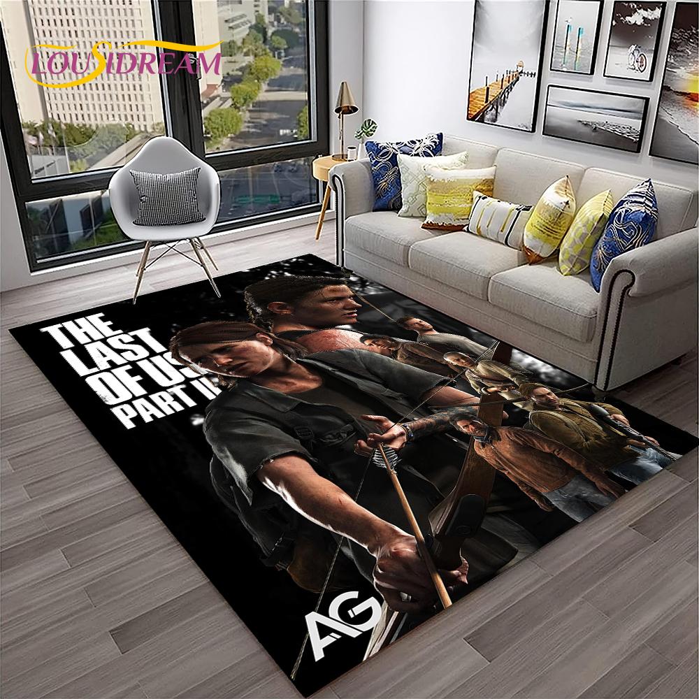 The Last of Us Игра ужасов Педро ТВ Ковер Коврик для дома Гостиная Спальня Диван Придверный коврик Декор, детский ковер Нескользящий коврик для пола