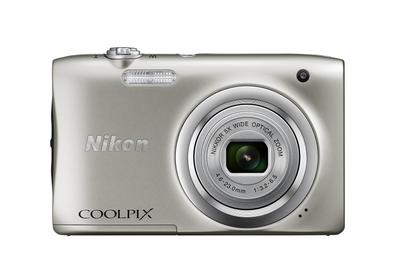 Nikon Цифровая камера COOLPIX A100 5-кратный оптический мегапиксель Серебристый A100SL 20.05