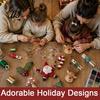 3D Embroidery Patch Christmas Felt Brooch Kit for Beginners, DIY Decorative Pins Set with Tools, Creative Sewing Projects Handmade Art Crafts Festive