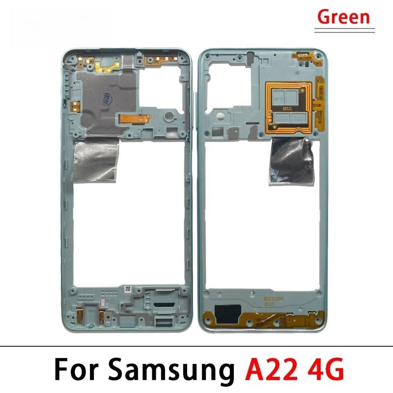 For Samsung A22 A32 4g 5g A225f A226b A325f A326b Housing Middle Frame Plate Cover Repair Parts