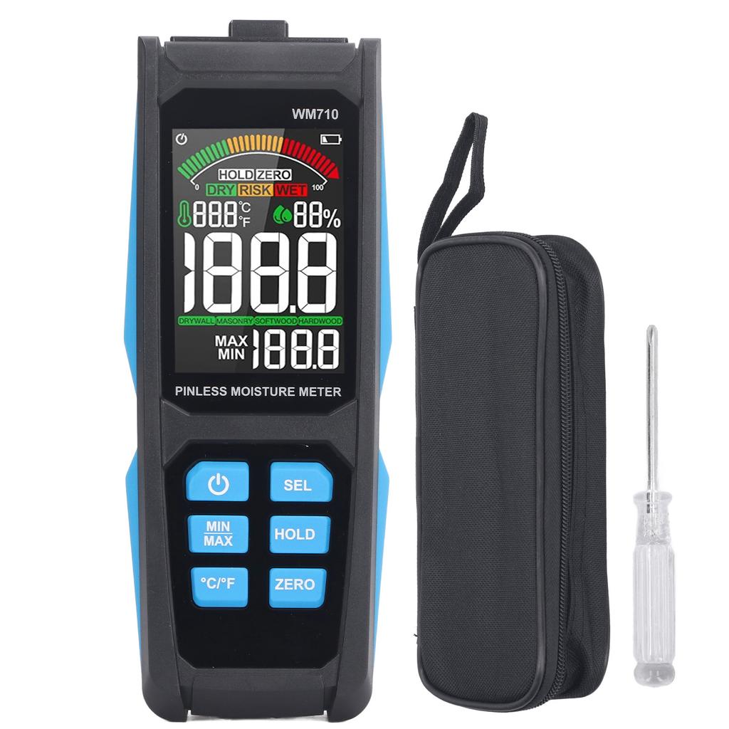 Бесконтактный влагомер цифровой детектор влажности древесины настенный датчик влажности для строительных материалов