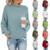 Womens Off The Shoulder Sweater Casual   Knitted Loose Long Sleeve Pullover