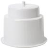 6Pcs Recessed Drop In Plastic Cup Drink Can Holder With Drain For Boat Car Marine Rv Accessories (White)
