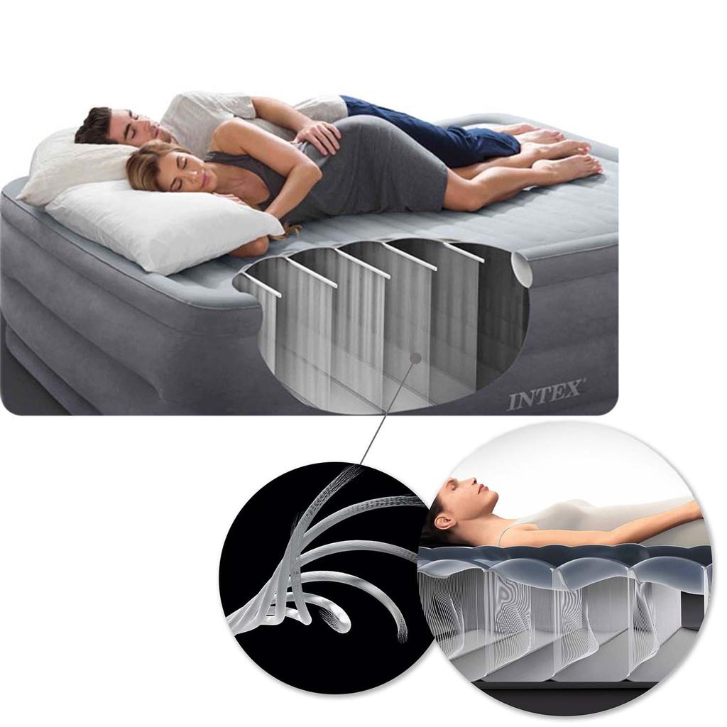 Inflatable Mattress 191X99X42 Cm With Built-In Electric Pump Intex 64132Nd