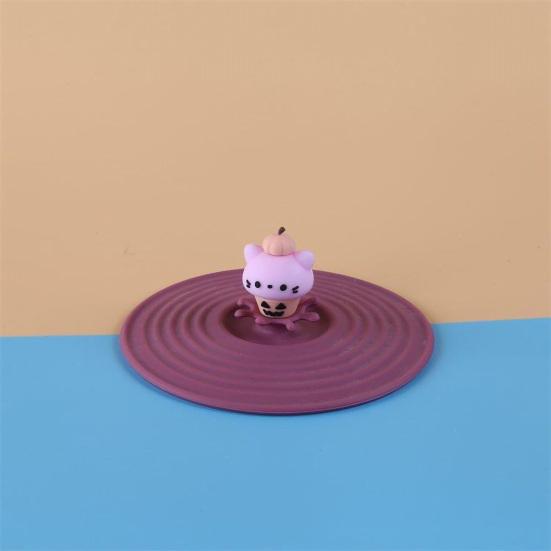 Симпатичная крышка для кружки с мультяшным рисунком, чистая, сохраняющая свежесть