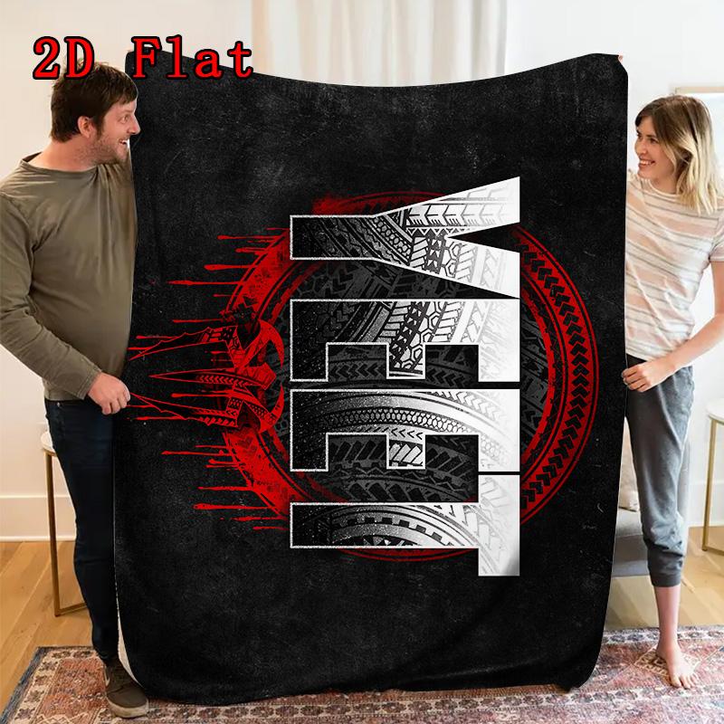 YEET print 2D Flat Pattern Flannel Blanket High quality All Seasons Warmth and Comfort Perfect for Christmas Gifts.PMT0914222
