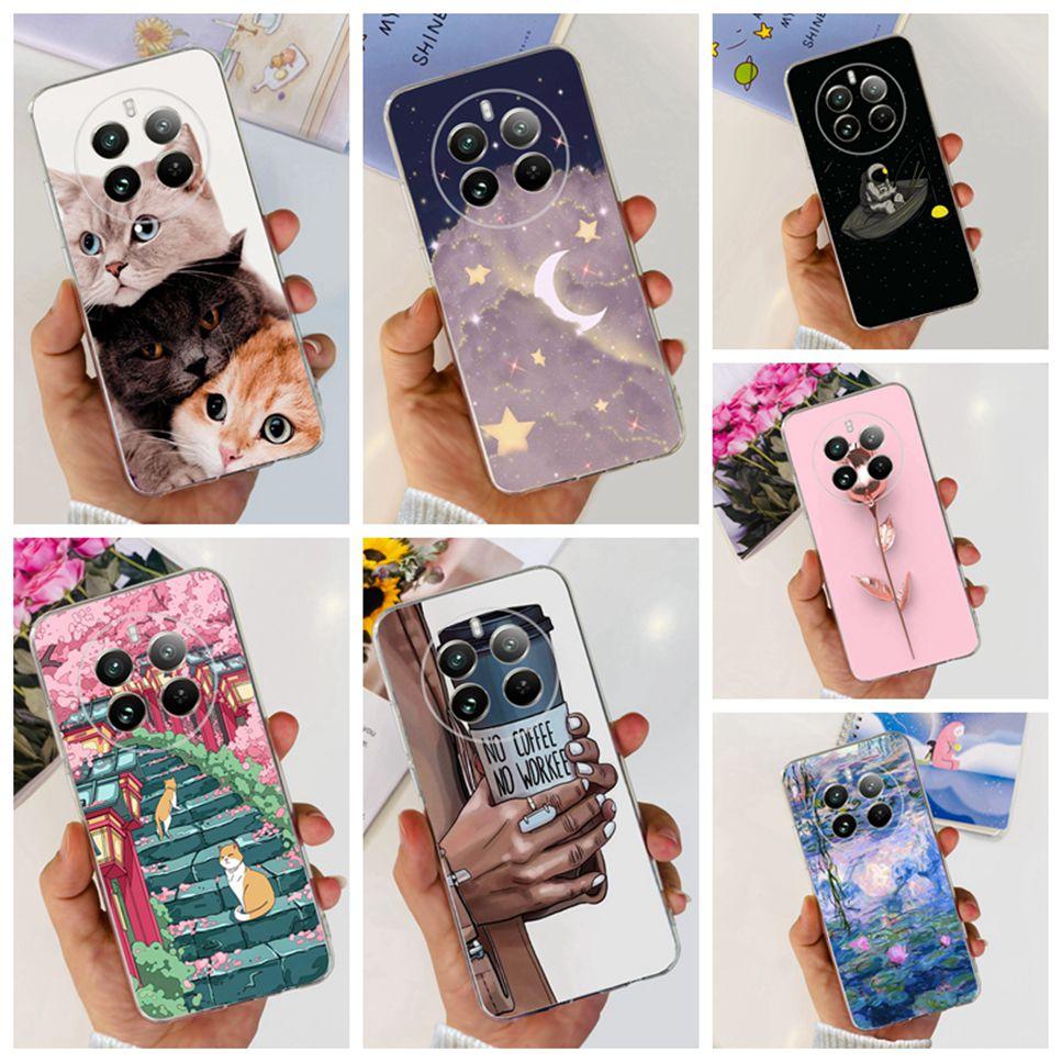 Case For Realme 12 Pro 6.7" Fashion Cute Cartoon Cat Soft Silicone TPU Cover For Oppo Realme12 Pro 12Pro Plus Bumper Phone Case