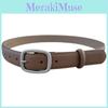 Genuine Leather Belt For Women With Metal Buckle Perfect For Daily Dress Up