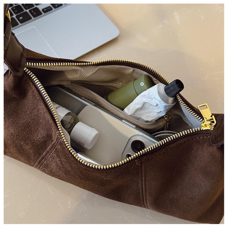 Женская ретро сумка кроссбоди большой вместимости - Новый текстурированный дизайн, Универсальная и повседневная ежедневная сумка под мышкой