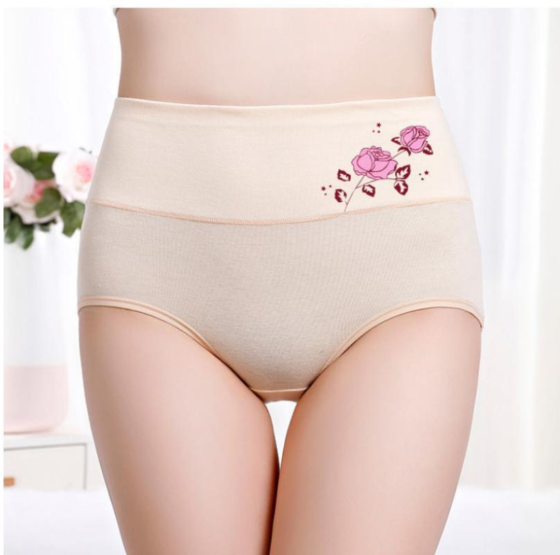Women's Sexy Lace Panties High Waist Seamless Cotton Underwear Briefs Knickers Underpants