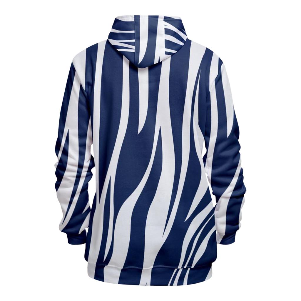 Модный свободный мужской и женский свитер с капюшоном с длинным рукавом и принтом