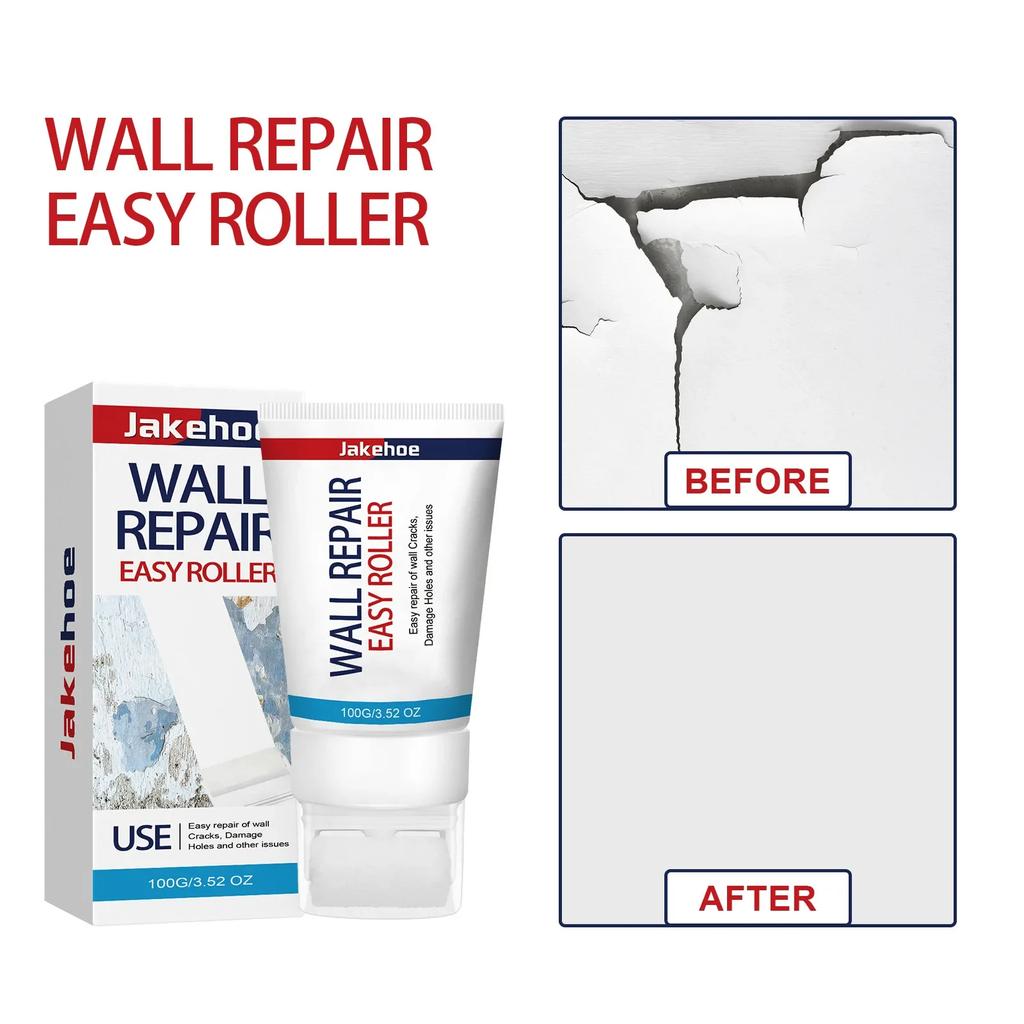 Waterproof White Wall Repair Paste, Crack-Proof, Mildew Spots and Fillings, Renovation