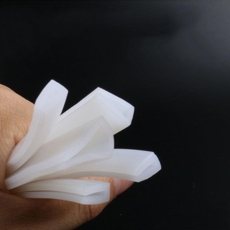 1/2/3/5 метров силиконовой резины U-образный канал уплотнительная лента отделка кромок остекление уплотнитель кромок защита от высоких температур