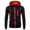 Мужская куртка-кардиган на молнии с капюшоном - повседневная спортивная толстовка на весну/осень