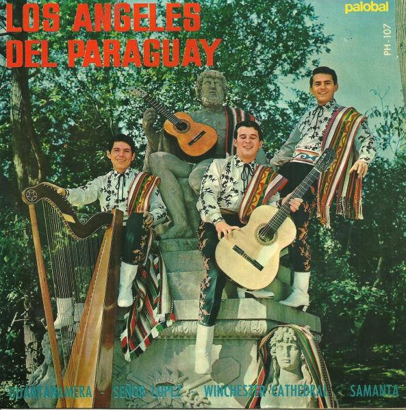 7-дюймовая пластинка LOS ANGELES DEL PARAGUAY Guantanamera PH107 PALOBAL 1967 Испания Латинская Подержанная