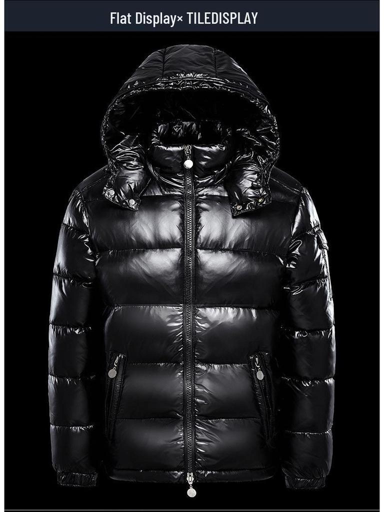 Мужская новая стильная яркая плотная пуховая куртка - Модная короткая куртка для пары