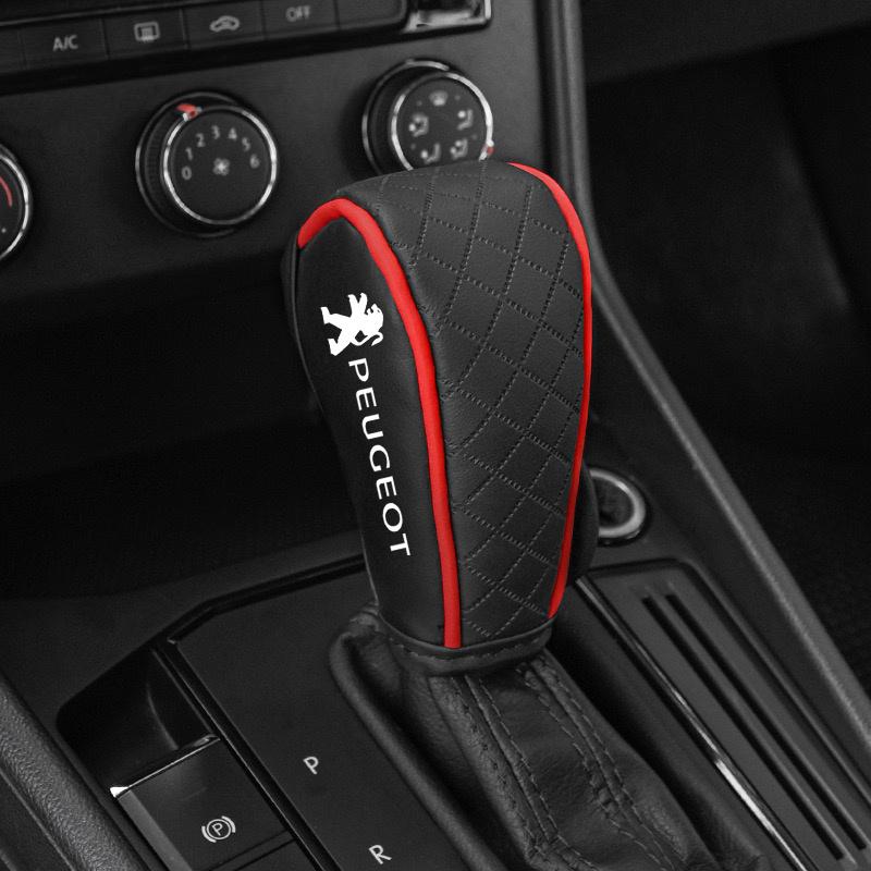 NEW Universal Car Shift Handle Covers Non-Slip Change Lever Gearshift CoverFor Peugeot 206 3008 2008 308 408 207 307 508 301 208
