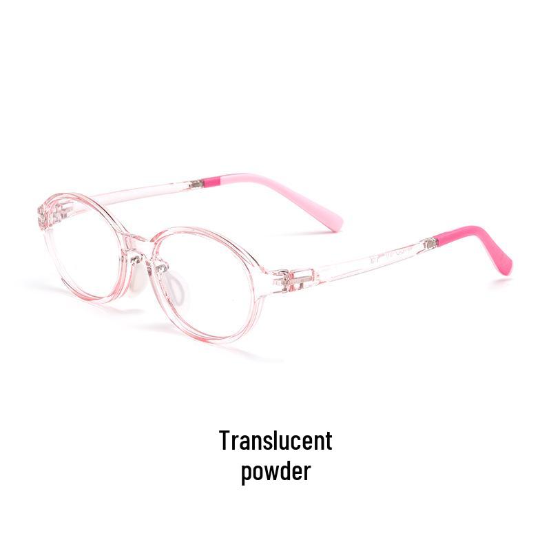 Детская ультралегкая прозрачная оправа для очков с мягкими носоупорами для мальчиков и девочек (Модель 89213ET)