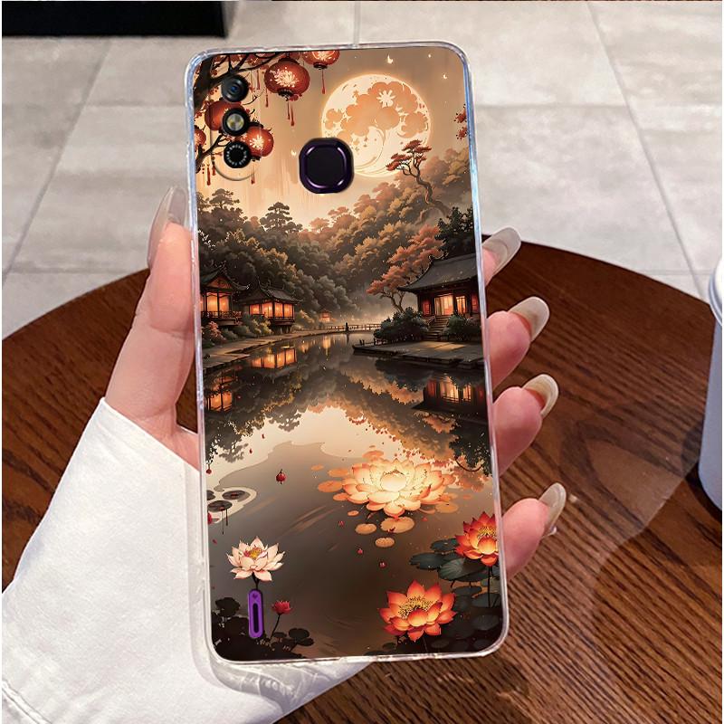 Чехол для Infinix Smart 4 4C X653 X653C Прозрачный Эстетичный Роскошный Милый Любовь Кролик Забавный Мягкий ТПУ Чехол для Телефона Infinix Smart 4c