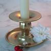 Base Tray Long Pole Candle Cup European Round Candle Socket Simple Round Candlestick  Table Decor