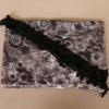 Triangular Scarf with Versatile Lace and Fringe Design, Thin Decorative Fashion Shawl, Women's Headscarf