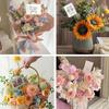 100 Pcs Metal Floral Place Card Holder Round Star Heart Shape