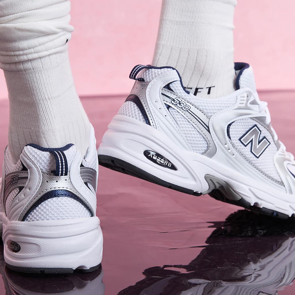 New New Balance 530 White Silver Navy MR530SG