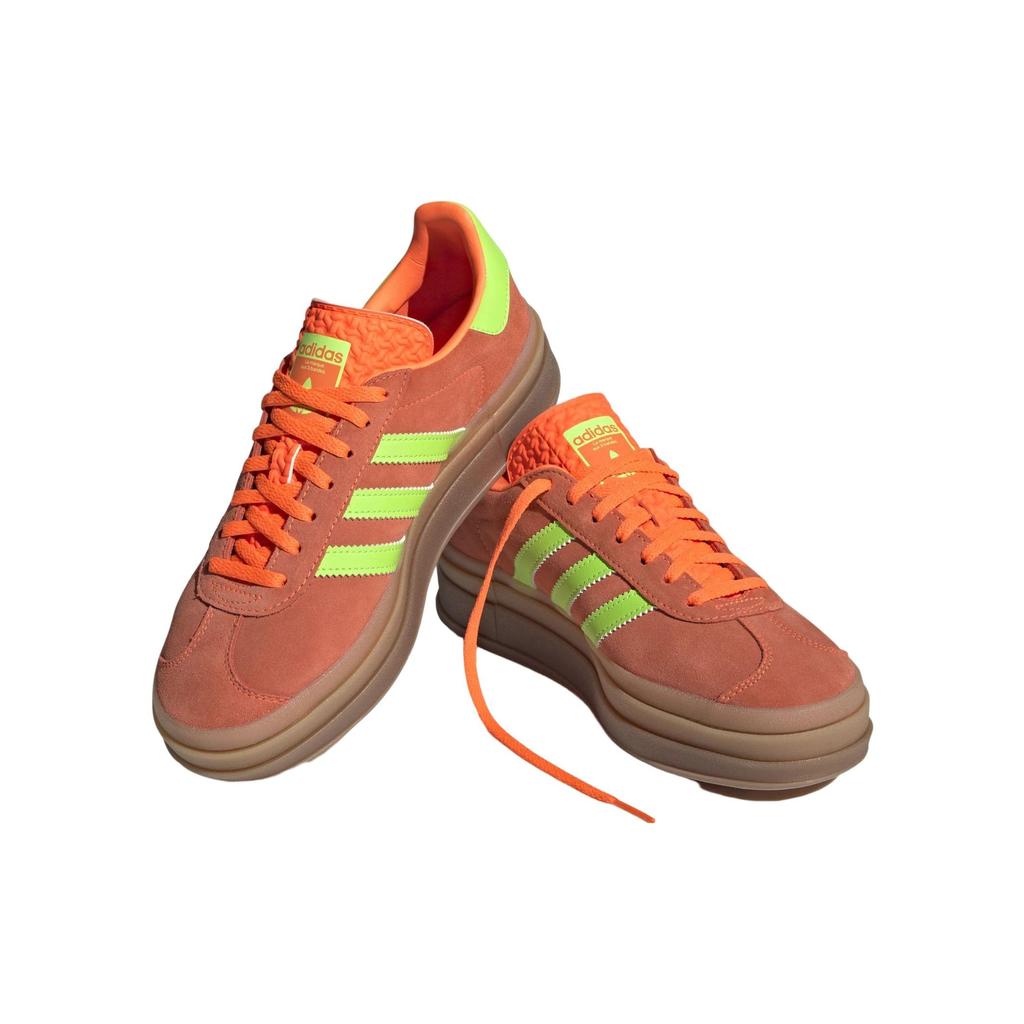 adidas Gazelle Bold Solar Orange Green Женские кроссовки Solar-Green Gum-M2 H06126