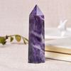 Натуральный кристалл Призма Положительная энергия Камень Столб Украшение для дома Кристалл Башня Камни Аксессуар Подарок для друзей и семьи