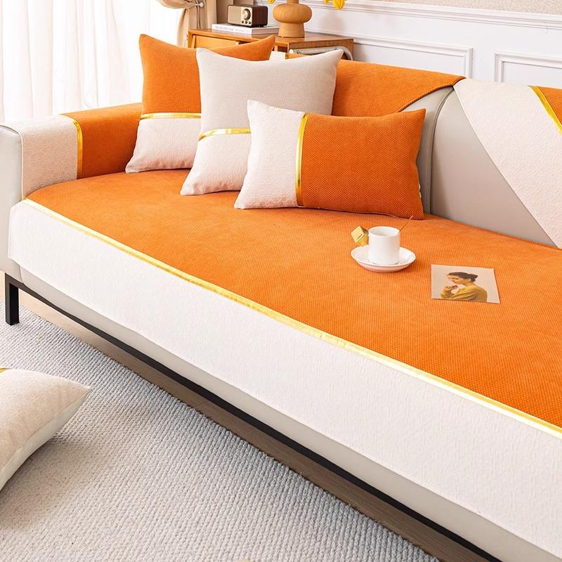 Подушка для дивана Chenier, легкая роскошь, высокий стиль, простой современный, нескользящая подушка для сиденья, универсальная для четырех сезонов, чехол для дивана, ткань для чехла