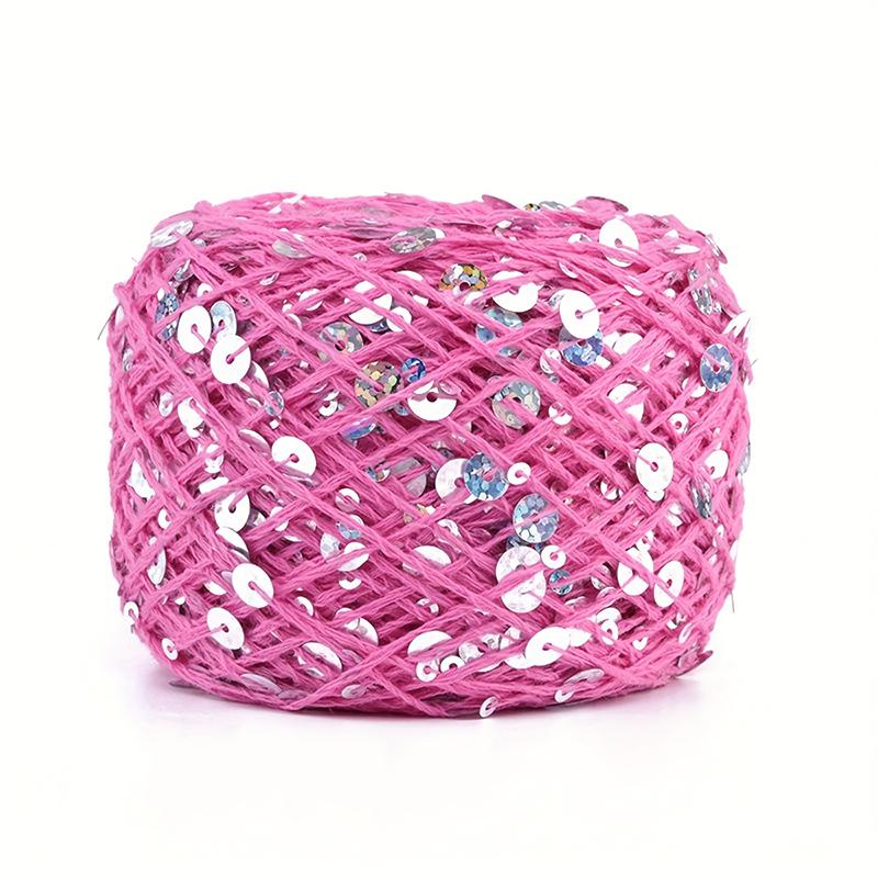 50 г Пряжа с пайетками двойного размера, Пряжа для рукоделия, Толстая декоративная пряжа, Пряжа с блестками для ручной работы, Премиальные причудливые принадлежности для вязания