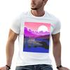 Genderfluid Pride Landscape TShirt Basic Breathable Solid Color TShirt