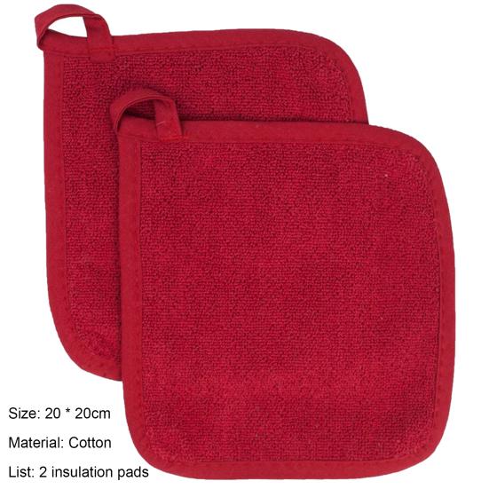 2 шт. варежки для выпечки дышащие антиожоговые хлопковые нескользящие прихватки для духовки для ежедневного использования