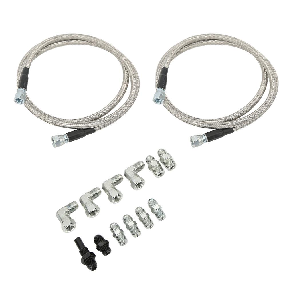 70-дюймовый шланг охладителя трансмиссии с адаптерами из нержавеющей стали, гибкая замена для автомобилей Chevy