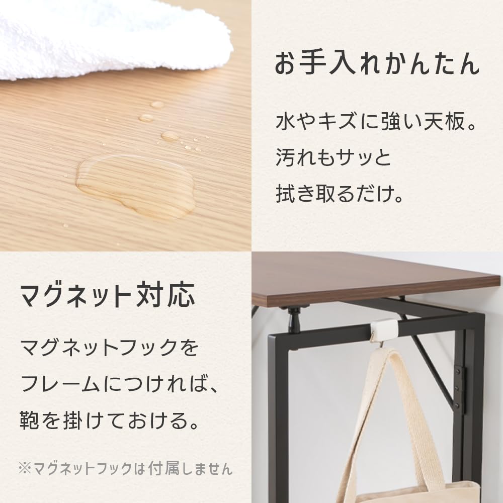 IRIS PLAZA Складной письменный стол Складной компактный компьютерный стол Белый стол, Стол, Стол, Стол,