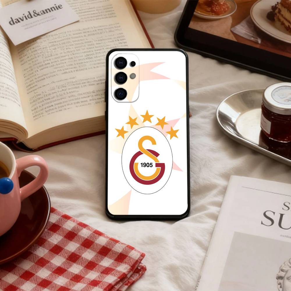 КРУТОЙ G-Galatasaray-ClubS Чехол для телефона Samsung S 25,24,23,22,30,21,10,9,Ultra,Plus,Lite,FE,4,5 G Мягкий черный чехол