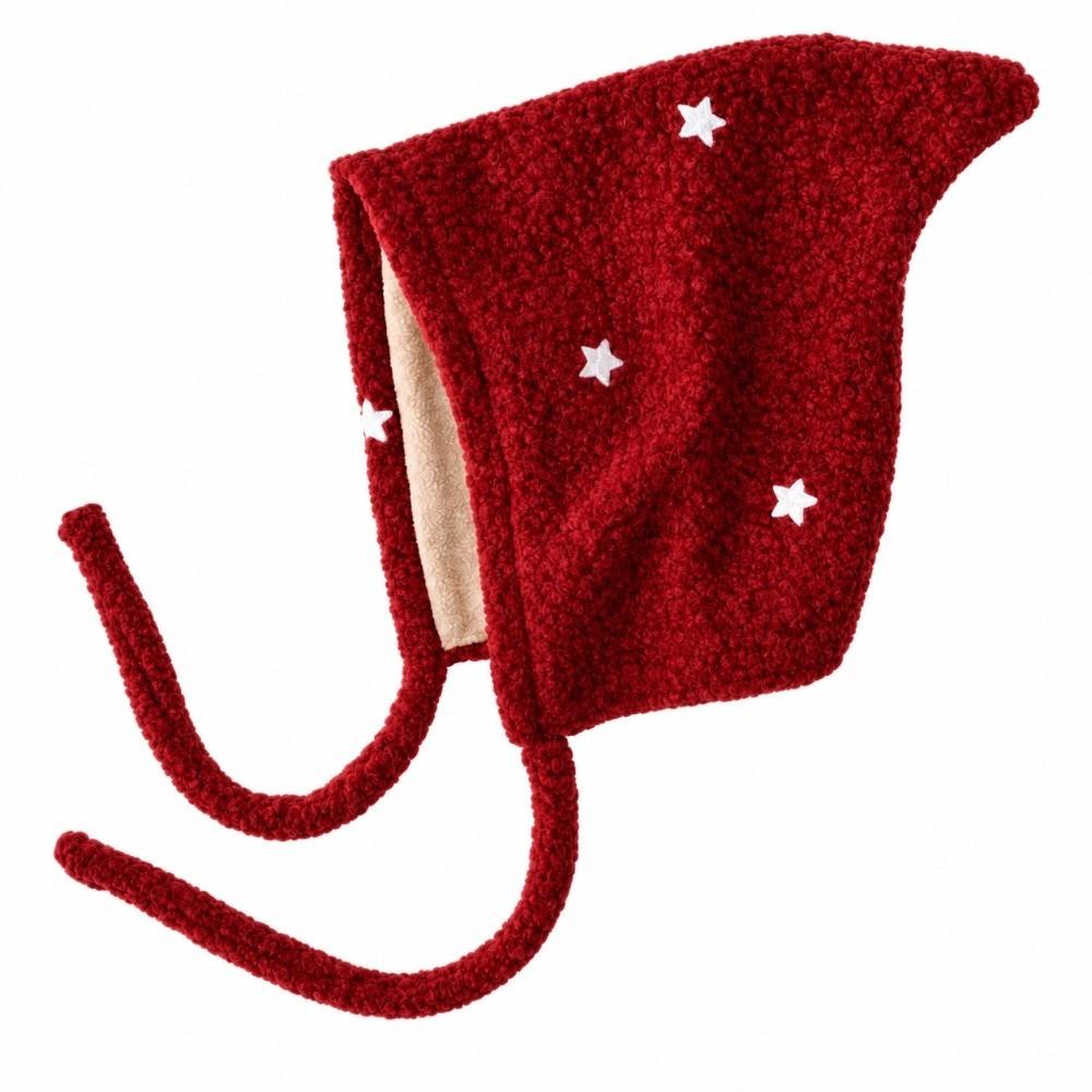 Windproof Thick Knitted Hat Coral Fleece Fleece Hat Soft Elf Cap Winter Season