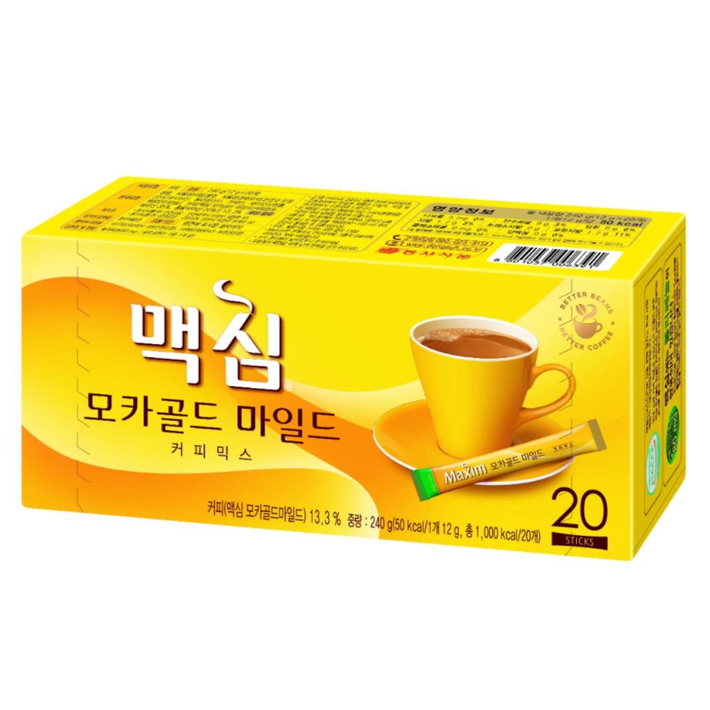 Maxim Мокко Gold MILD 20 стиков 240г/Корейский кофейный микс