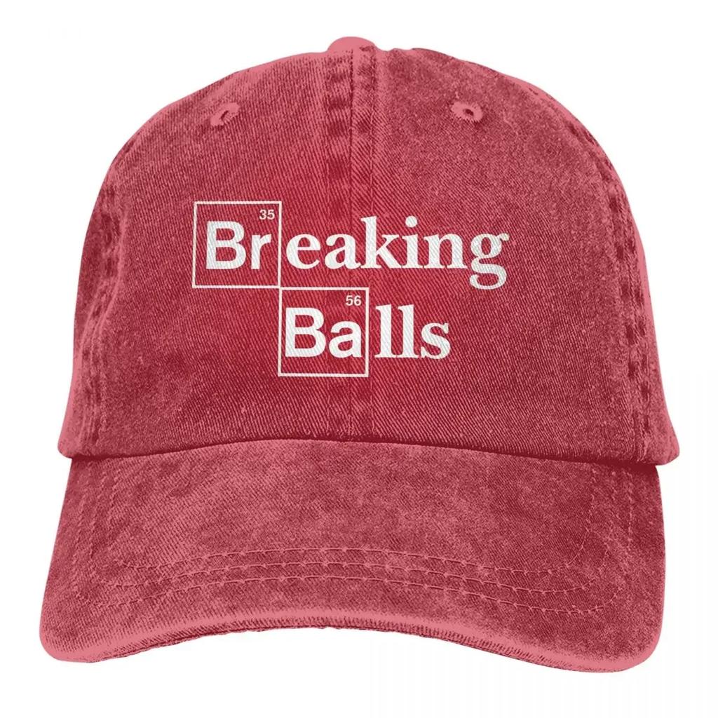 Мужская бейсболка Breaking Balls Trucker Snapback Ковбойские кепки Dad Hat Breaking Bad Walter White TV Golf Hats