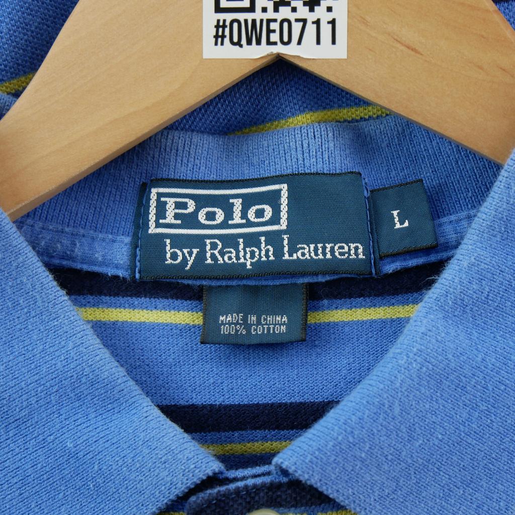 Seconde vie - Polo manches courtes Homme Bleu - Très bon état