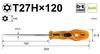 Vessel Torx Power Grip Torx Screwdriver Anti-Fiddling Torx T27H x 120 5400TX