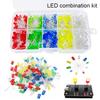 Light Emitting Diodes 5 Colors Electronic Components 3mm LED / 5mm LED Assorted Color DIY LED Light Emitting Diodes Set