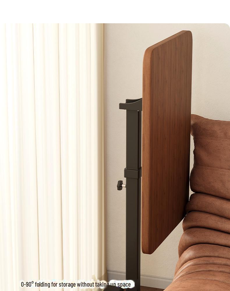 Foldable Mobile Desk: Bedside, Sofa, or Study Table for Living Room or Bedroom.