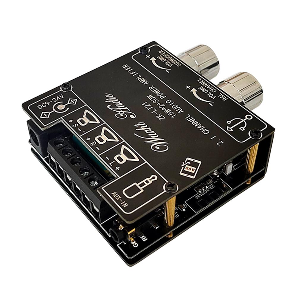 ZK-302 ZK-302T ZK-LT21 ZK-152 ZK-152T Цифровой усилитель мощности аудио Bluetooth Модульная плата 30 Вт+30 Вт 15 Вт+15 Вт с регулировкой высоких и низких частот